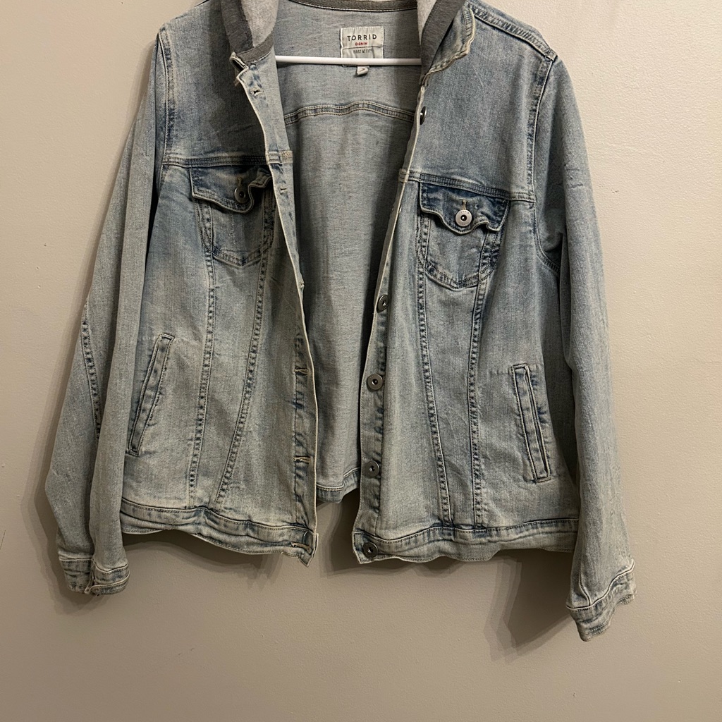 Torrid Light Blue Denim Jacket